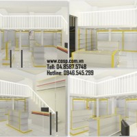 Thiết kế cửa hàng thời trang trẻ em Kids Time